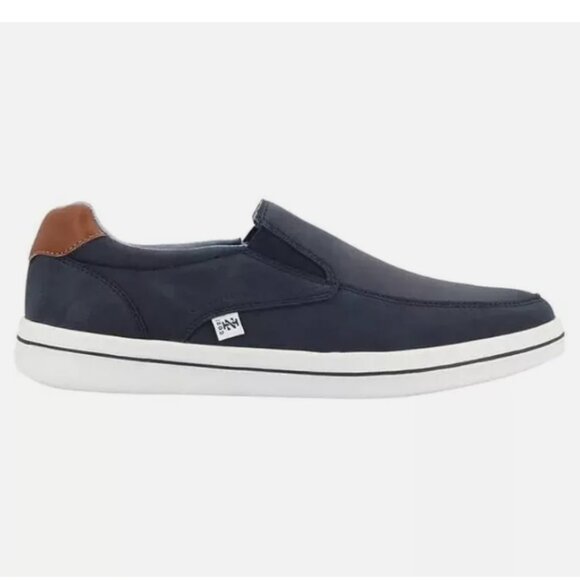 Izod Men's Slip On Casual Shoe Navy - Picture 3 of 6